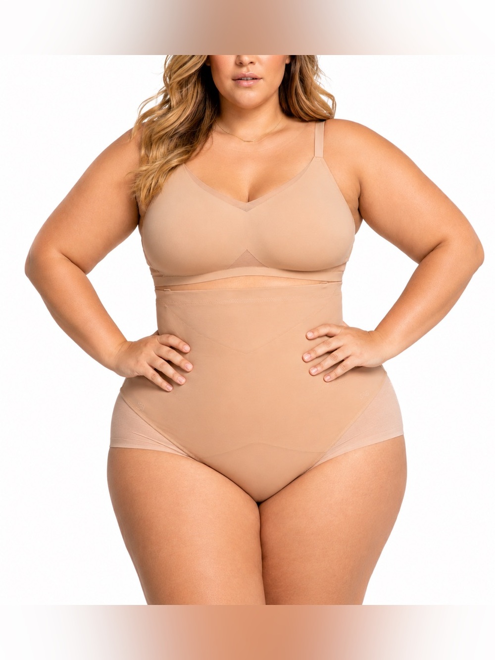 Honeylove SuperPower Shapewear Brief Nude Beige Tummy Control Sculpting